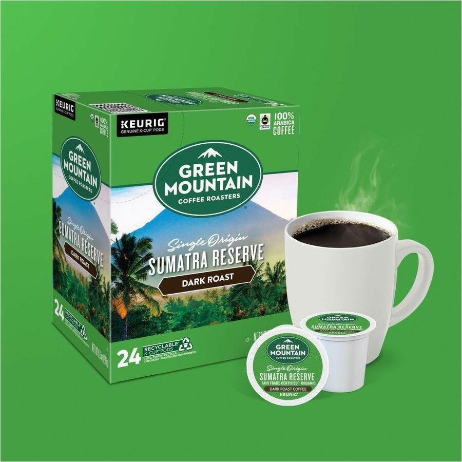 Green Mountain Coffee Roasters® K-Cup Pod Sumatra Reserve Keurig Single-Serve pods Dark Roast 24 Count
