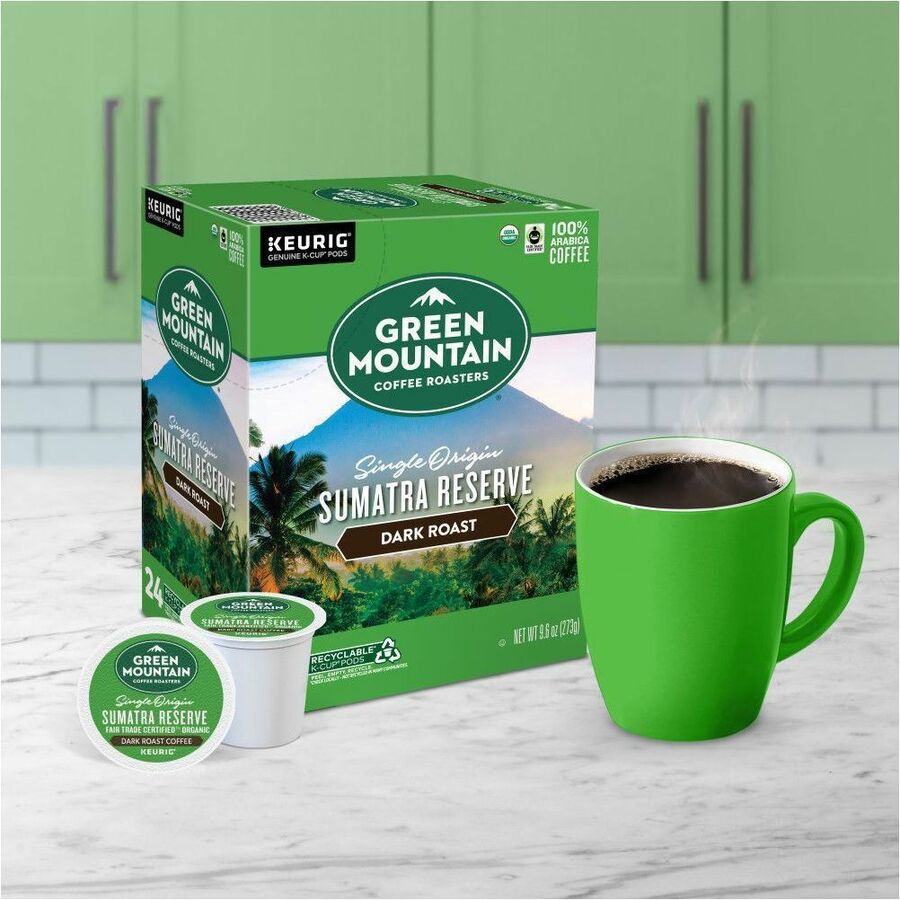 Green Mountain Coffee Roasters® K-Cup Pod Sumatra Reserve Keurig Single-Serve pods Dark Roast 24 Count