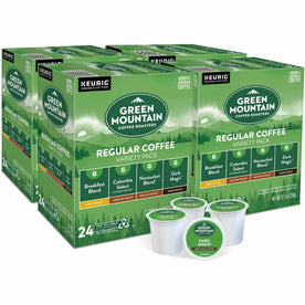 Green Mountain Coffee Roasters® K-Cup Regular Variety Pack - Compatible with Keurig Brewer - Light/Medium/Dark