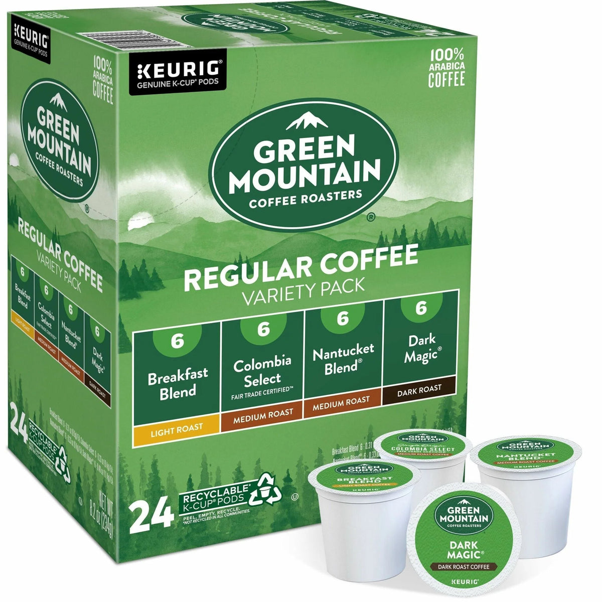Green Mountain Coffee Roasters® K-Cup Variety Pack - 24ct - Light/Medium/Dark - Keurig Brewer Compatible
