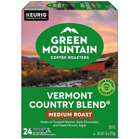 Green Mountain Coffee Roasters® K-Cup Vermont Country Blend - Compatible with Keurig Brewer - Regular - Medium