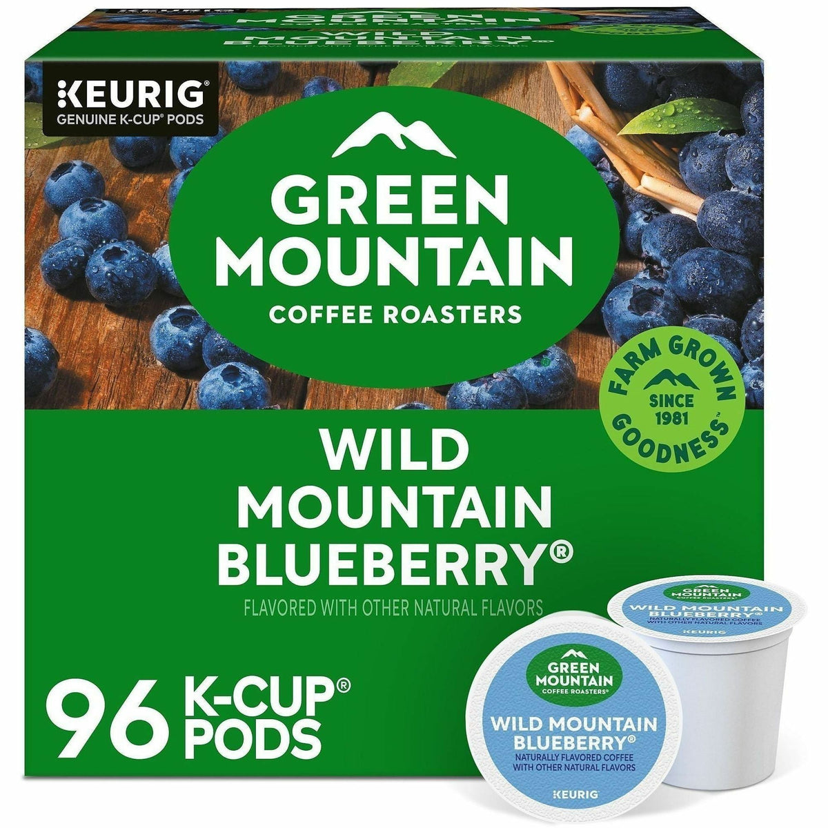 Green Mountain Coffee Roasters® K-Cup Wild Blueberry - Compatible with Keurig Brewer