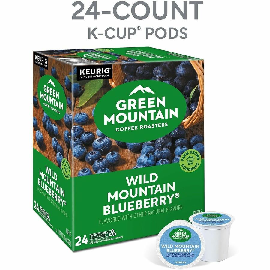 Green Mountain Coffee Roasters® K-Cup Wild Blueberry - Compatible with Keurig Brewer - Regular