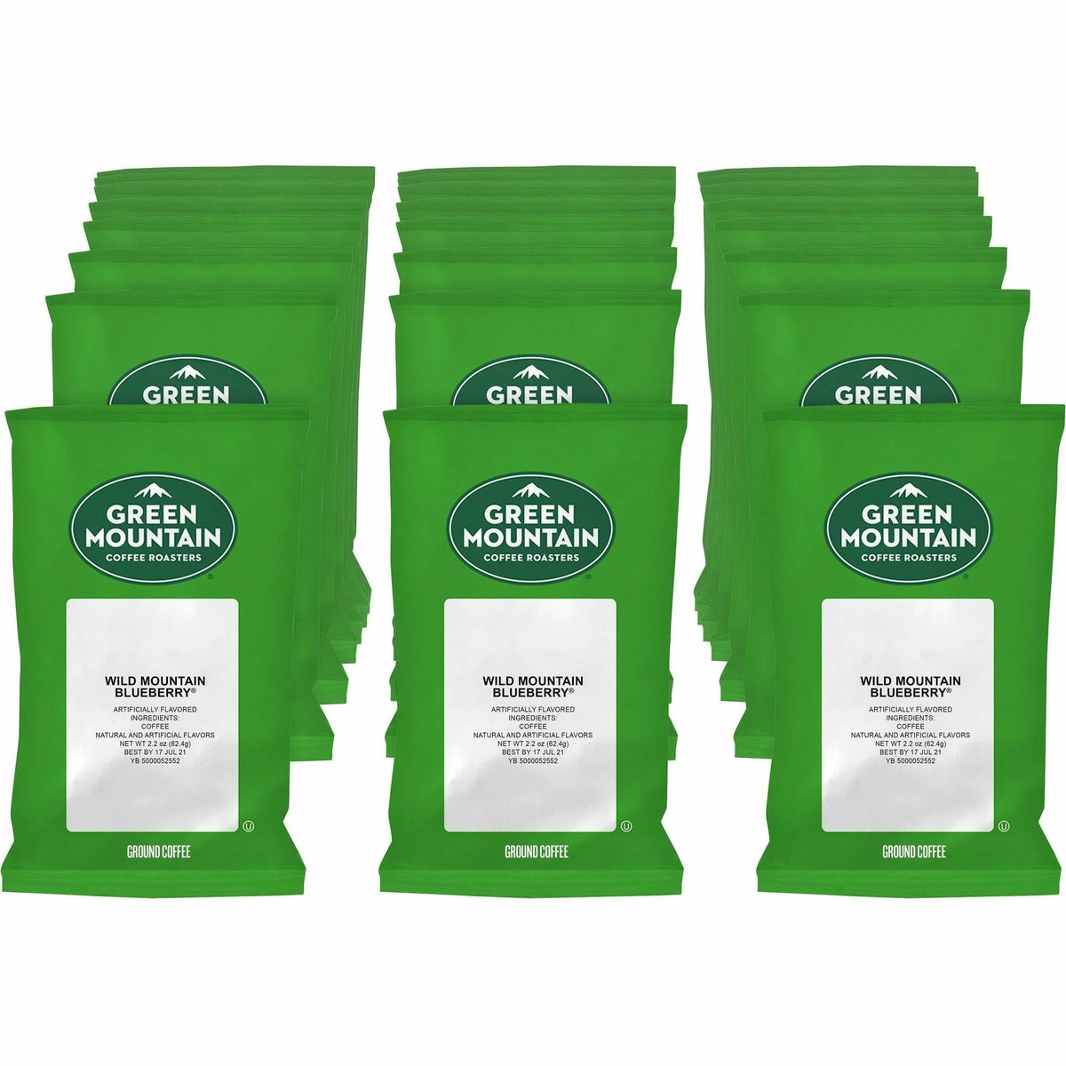Green Mountain Coffee Roasters® Wild Blueberry - Light Roast - 2.2 oz - Kosher - 50/Carton
