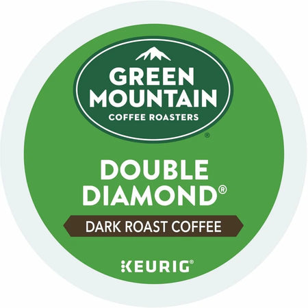 Green Mountain Double Diamond Dark Roast K-Cup Pods - 24 Count Pack - Coffee