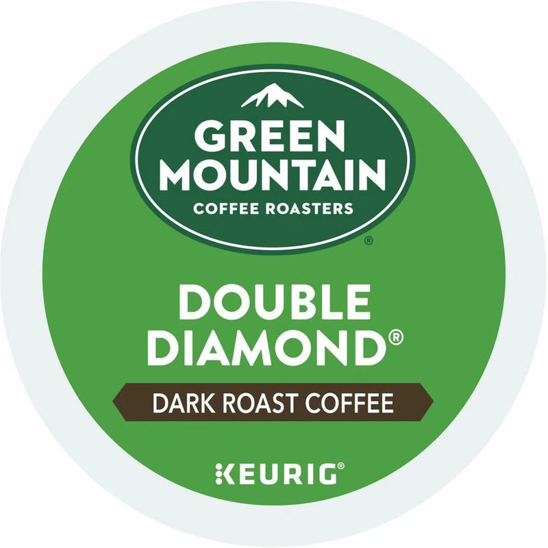 Green Mountain Coffee K-Cup Pod Double Diamond Keurig Single-Serve pods Dark Roast 24 Count