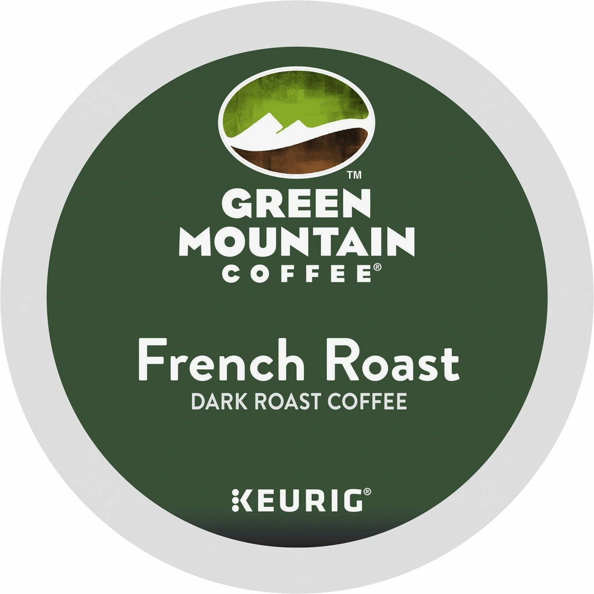 Green Mountain French Roast K-Cup Coffee - Bold Dark - 24/Box
