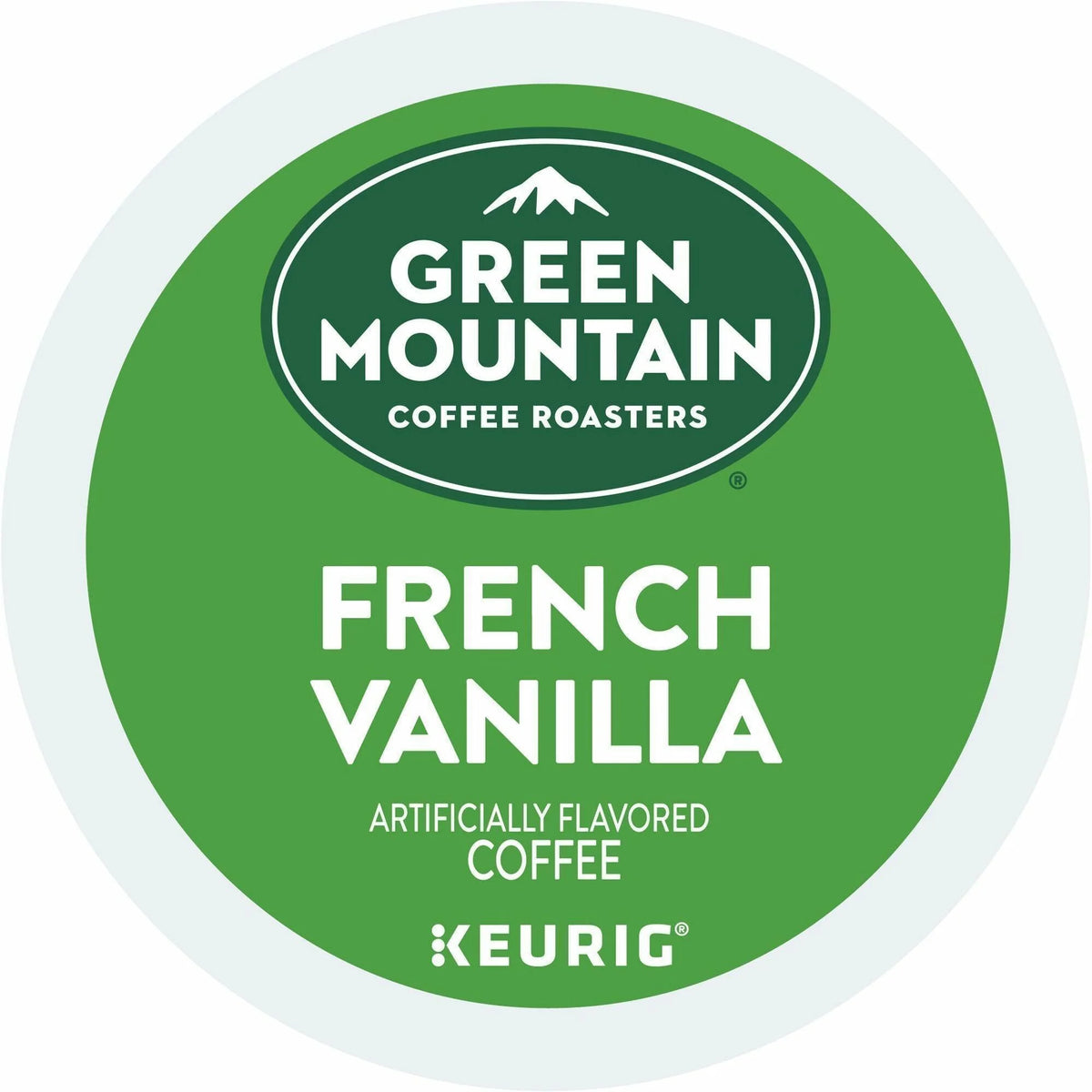 Green Mountain French Vanilla Coffee K-Cups - Light Roast - 24/Box - 4/Carton