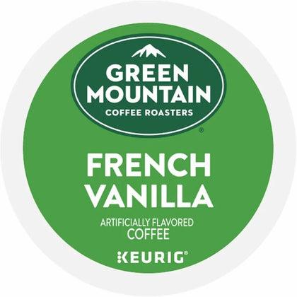Green Mountain French Vanilla K-Cup Pods - Light Roast 24 Count - Coffee
