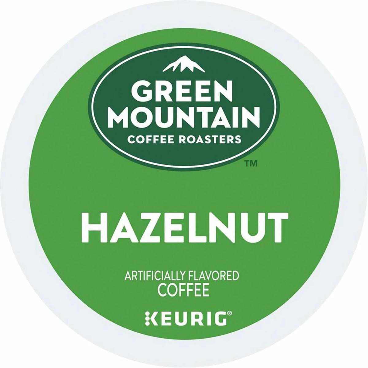 Green Mountain Hazelnut Coffee K-Cups - Light Roast - 24/Box - 4/Carton
