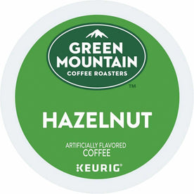 Green Mountain Coffee Roasters® K-Cup Hazelnut - Compatible with Keurig Brewer - Regular - Light - 24/Box