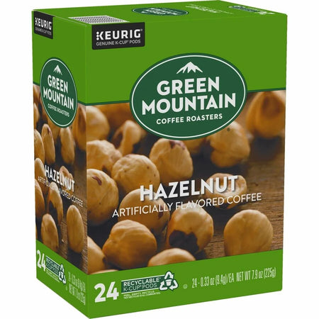 Green Mountain Hazelnut Coffee Pods - Light Roast 24 Count