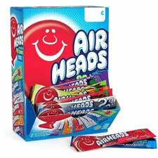 Green Rabbit Airheads Variety Box - 90 Assorted Flavors - 1 Carton - Sweets