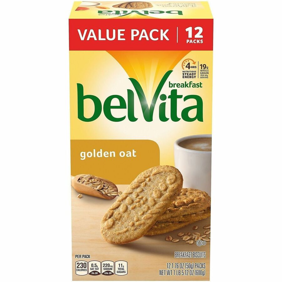 Green Rabbit Belvita Breakfast Biscuits - No Artificial Flavor Sweeteners High Fructose Corn Syrup Low Fat - Snacks
