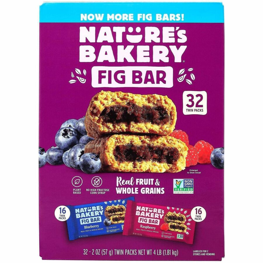 Green Rabbit Blueberry & Raspberry Fig Bars - Front