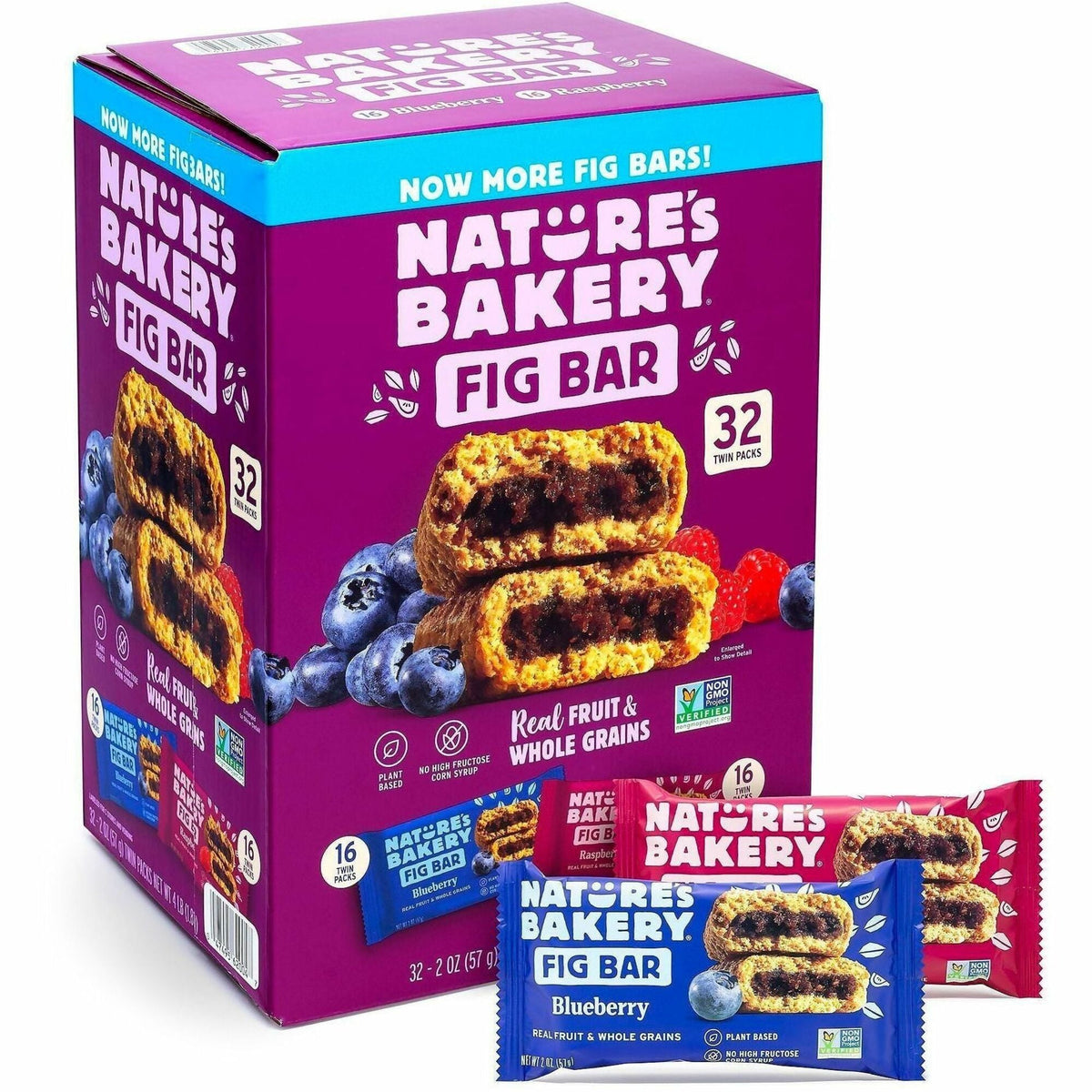 Green Rabbit Blueberry & Raspberry Fig Bars - 2000