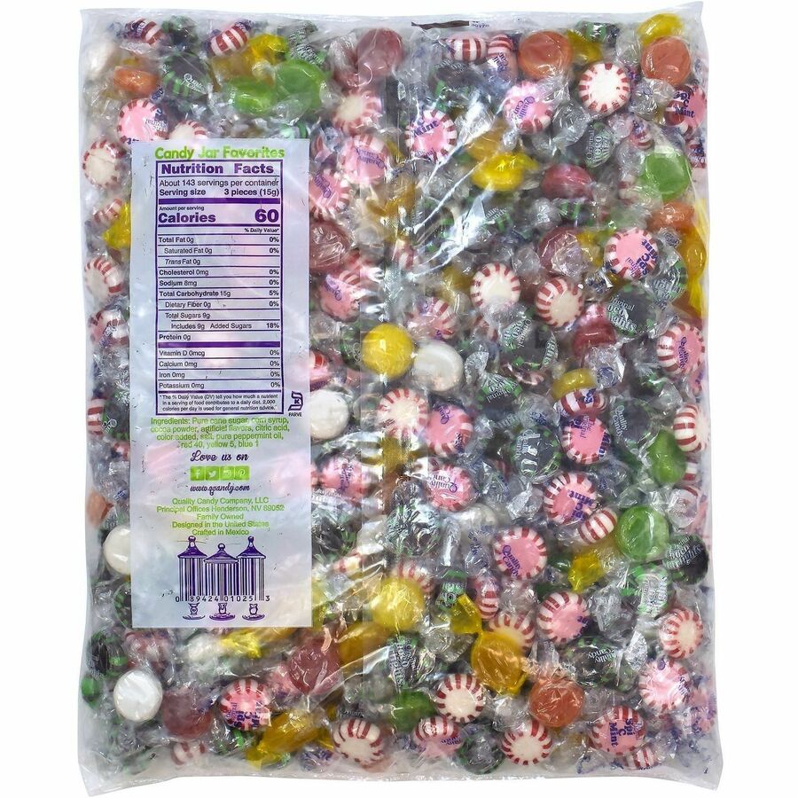 Green Rabbit Candy Jar Assortment Bag - Rear