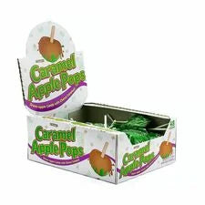 Green Rabbit Caramel Apple Lollipops: Individually Wrapped - 48/Bag - 1/Carton - Sweets