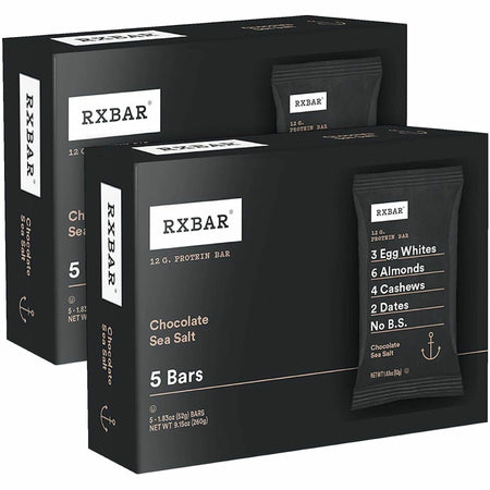 Green Rabbit Chocolate Protein Bars - Gluten-free - Sea Salt - 1.83 oz - 2 / Carton - Snacks