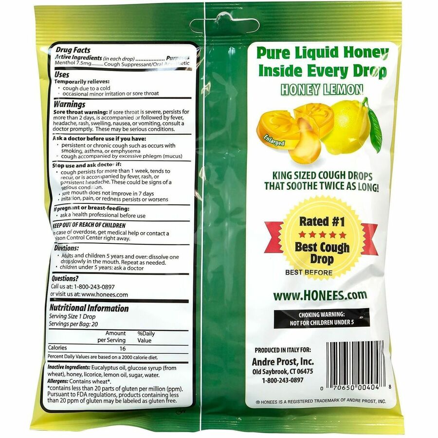 Green Rabbit Cough Reliever - Rear