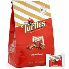 Green Rabbit DeMet’s Original Turtles - Individually Wrapped Pecan Delights - Sweets