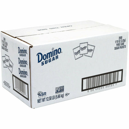 Green Rabbit Domino Sugar Packets - 100 / Carton - Condiments