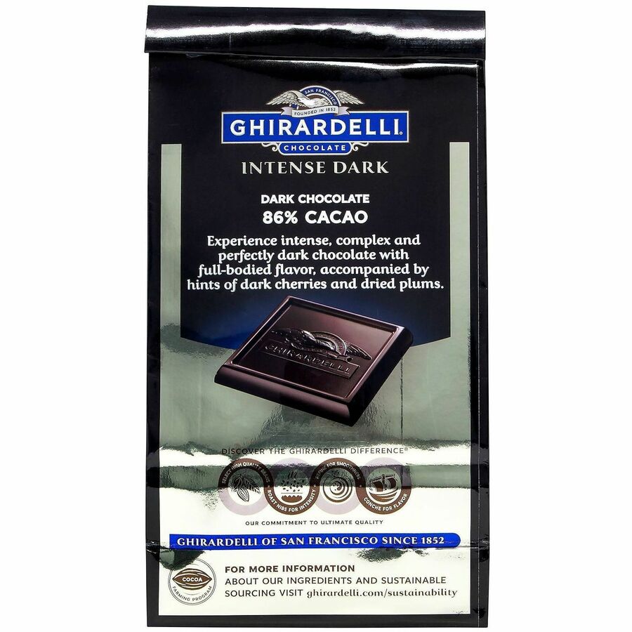 Green Rabbit Ghirardelli Intense Dark Singles - Rear