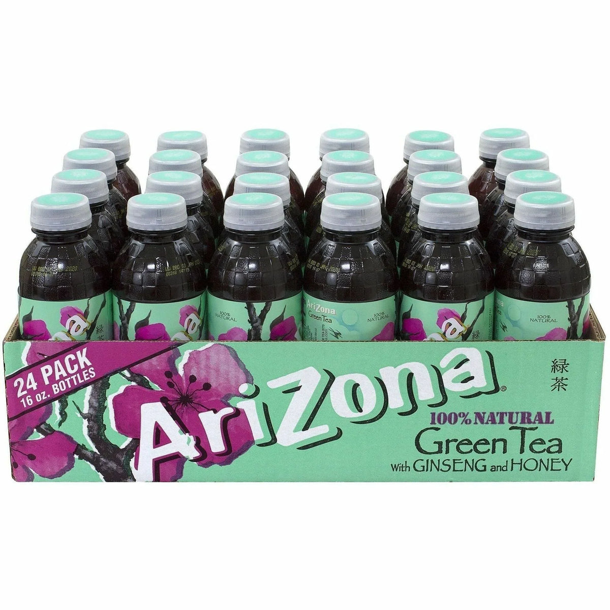 Green Rabbit Ginseng and Honey Tea Bottle - 24 / Carton