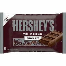 Green Rabbit Hershey’s Snack-Size Milk Chocolate - Individually Wrapped - 1.24 lb - 1 / Carton - Sweets