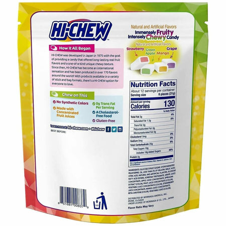 Green Rabbit Hi-Chew Fruit Chews - Rear