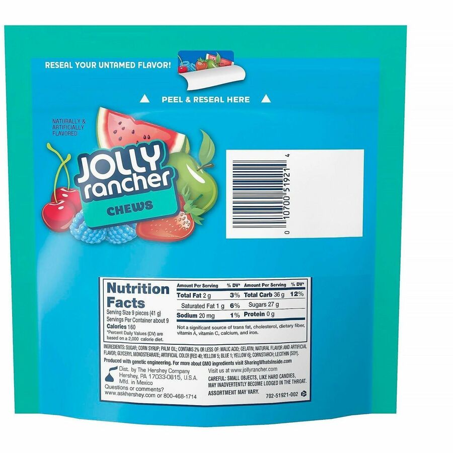 Green Rabbit Jolly Rancher Original Hard Candy - Rear
