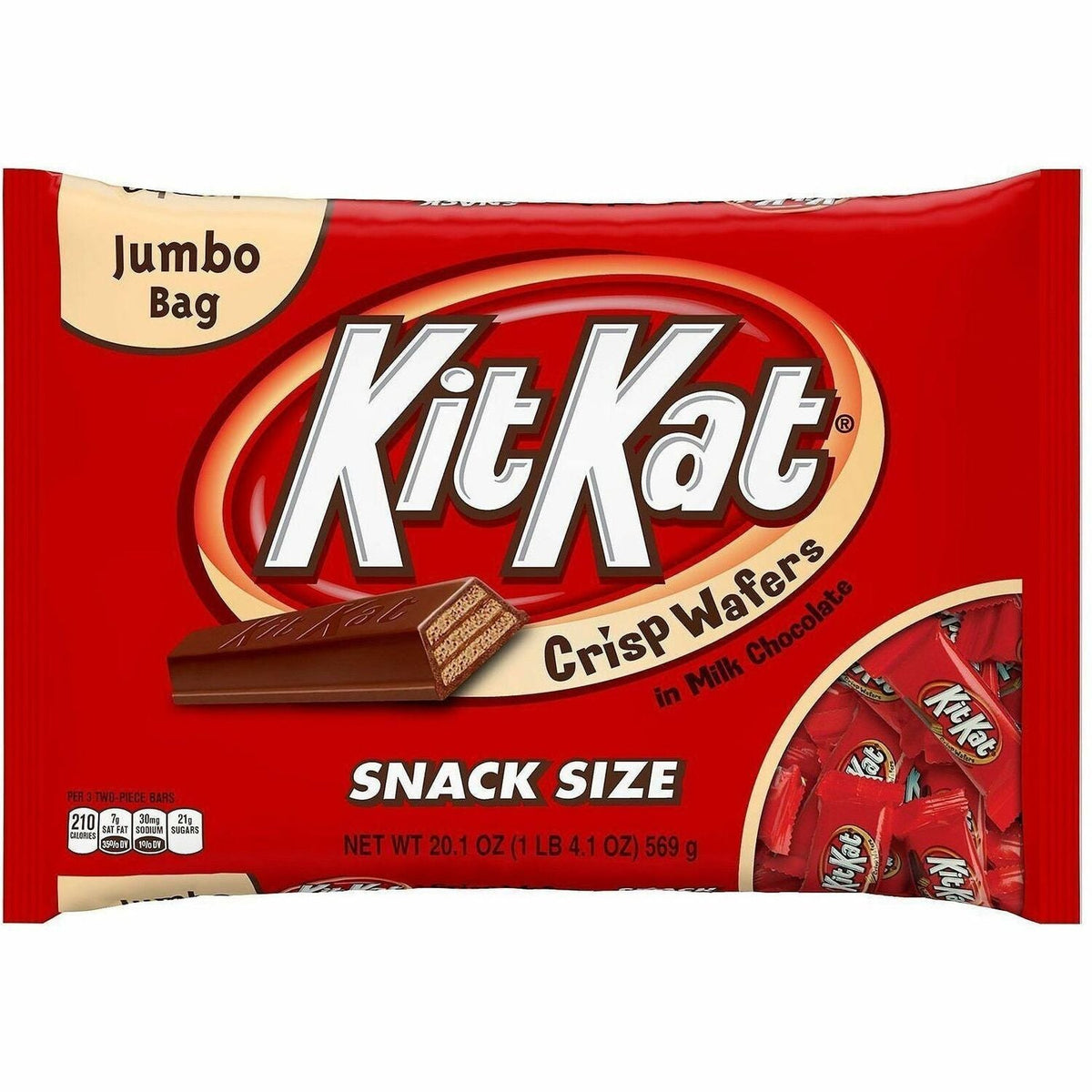 Green Rabbit Kit Kats Snack-Size Milk Choc. Wafers - 1500