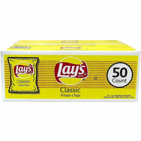Green Rabbit Lay’s Classic Potato Chips - 1 - oz - 50 / Carton - Snacks