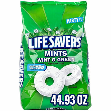 Green Rabbit Life Savers Wint-O-Green Mints - 2000