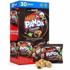 Green Rabbit Meiji Hello Panda Choc. Creme Cookies - Delicious Chocolate Treat - Sweets