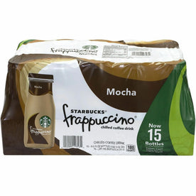 Green Rabbit Starbucks Frappuccino Bottles - Mocha - 15 / Carton - Coffee