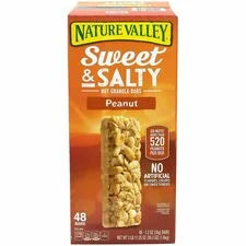 Green Rabbit Nature Valley Nut Granola Bars - No Artificial Ingredients - Sweet & Salty Peanut Crunch - 1.20 oz Pouch
