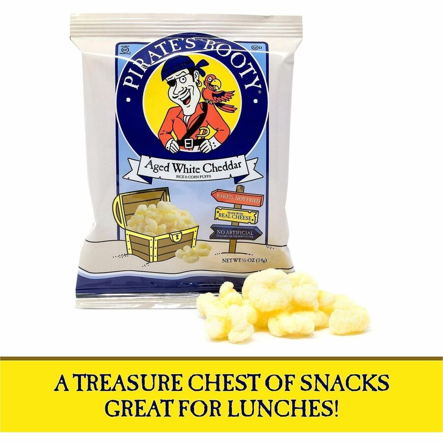 Green Rabbit Pirate's Booty White Cheddar Puffs - Alternate-Image1