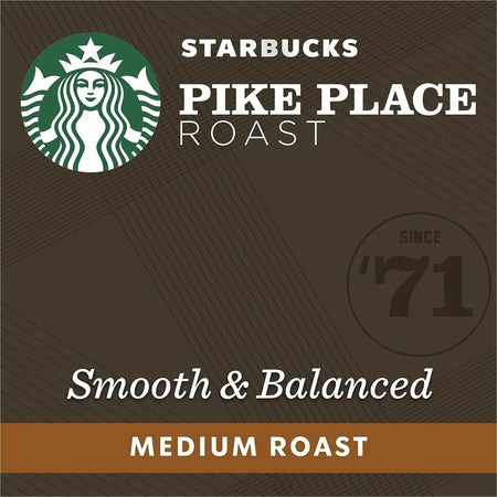 Green Rabbit Pod Starbucks Nespresso Pods Variety Pack - 60 - Caffe Verona Pike Place Roast Colombia - Coffee