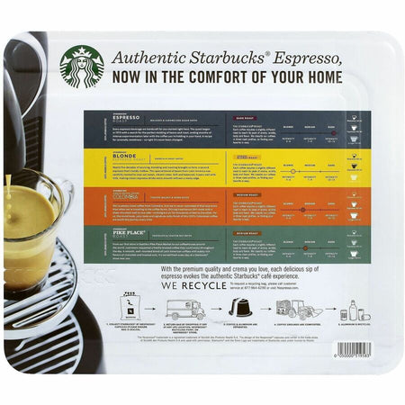 Green Rabbit Pod Starbucks Nespresso Pods Variety Pack - 60 - Caffe Verona Pike Place Roast Colombia - Coffee