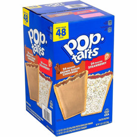 Green Rabbit Pop Tarts Variety Pack - Assorted - 1 - 24 / Carton - Snacks