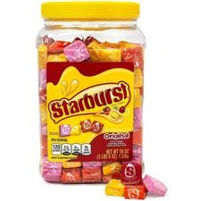 Green Rabbit Starburst Original Fruit Chews - Assorted Fruity Flavors - 3.37 lb - 1 / Carton - Sweets
