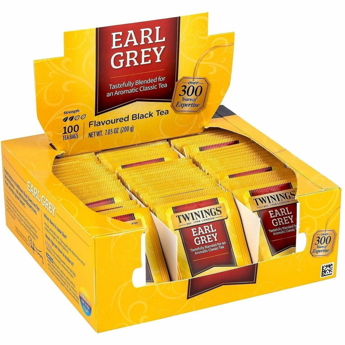 Green Rabbit Twinings Earl Gray Tea Bags Black Bag - 100 / Carton