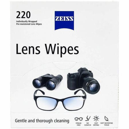 Green Rabbit Zeiss Lens Wipes: Pre-Moistened Disposable - 220/Carton - Cleaners