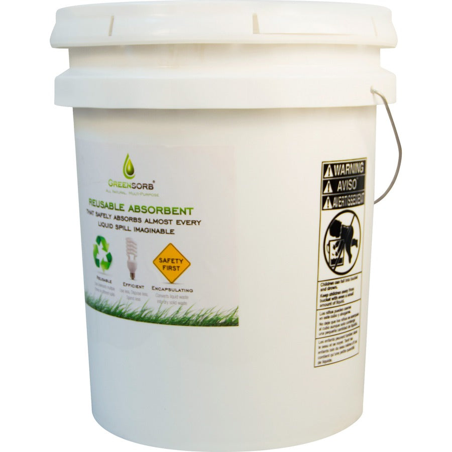GreenSorb Sorbent Green Reusable Absorbent - 1 Each - Spill Control & Absorbents