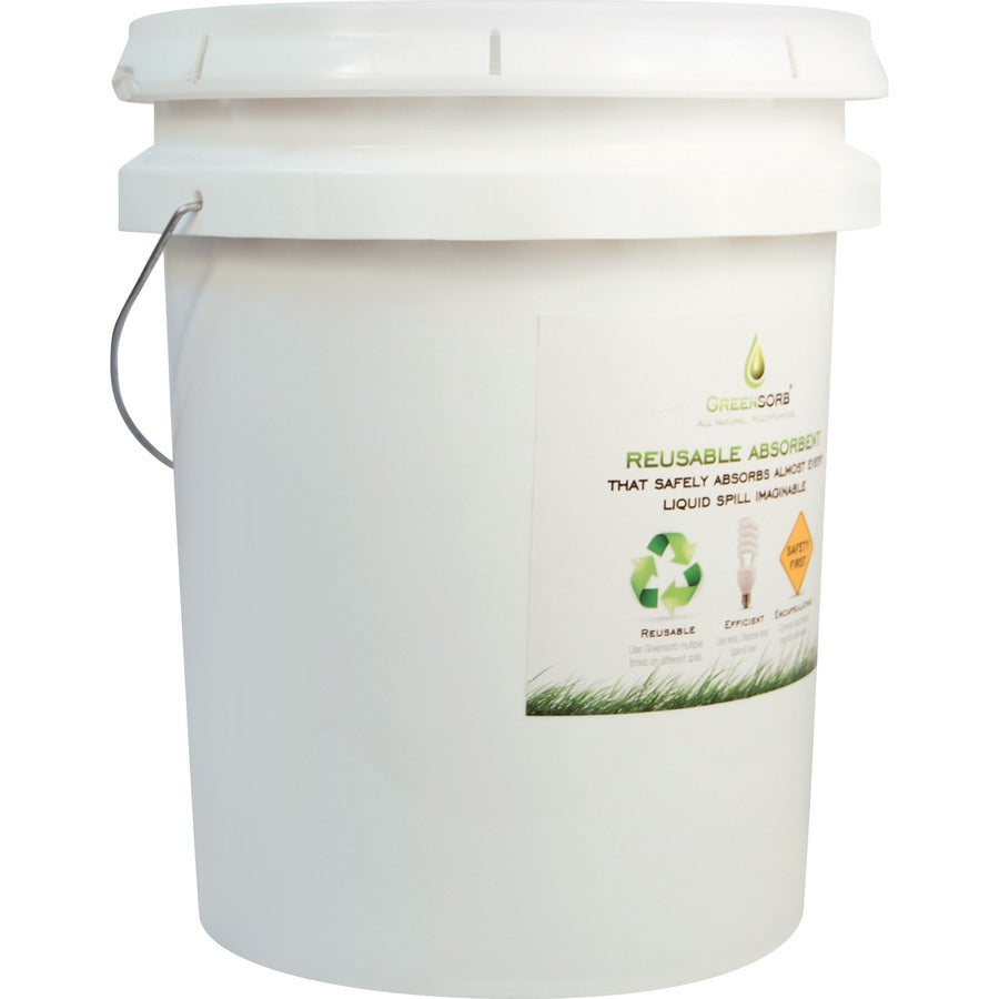 GreenSorb Sorbent Green Reusable Absorbent - 1 Each - Spill Control & Absorbents
