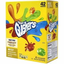 Gushers Club Variety Pack: Individually Wrapped Gluten-free Assorted Snacks