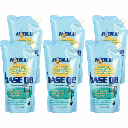 H2Old Base Gel: Hydrating Gel - Pack of 6 - Sports Equipment