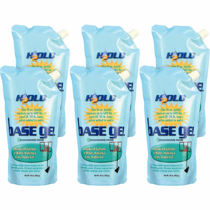 H2Old Base Gel: Hydrating Gel - Pack of 6 - Sports Equipment