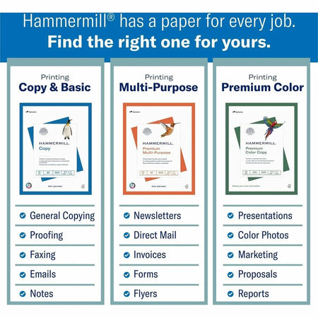 Hammermill Colors Blue Copy Paper: 24 lb Letter Size SFI Certified - & Printer Paper